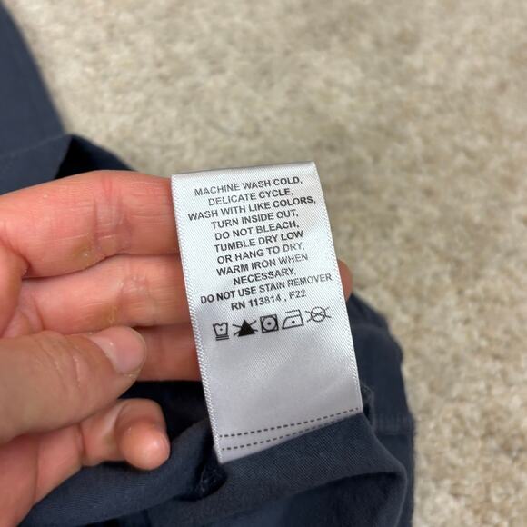 Billy Reid Henley Long Sleeve Shirt Men's Medium Minimalist Americana - Picture 10 of 11